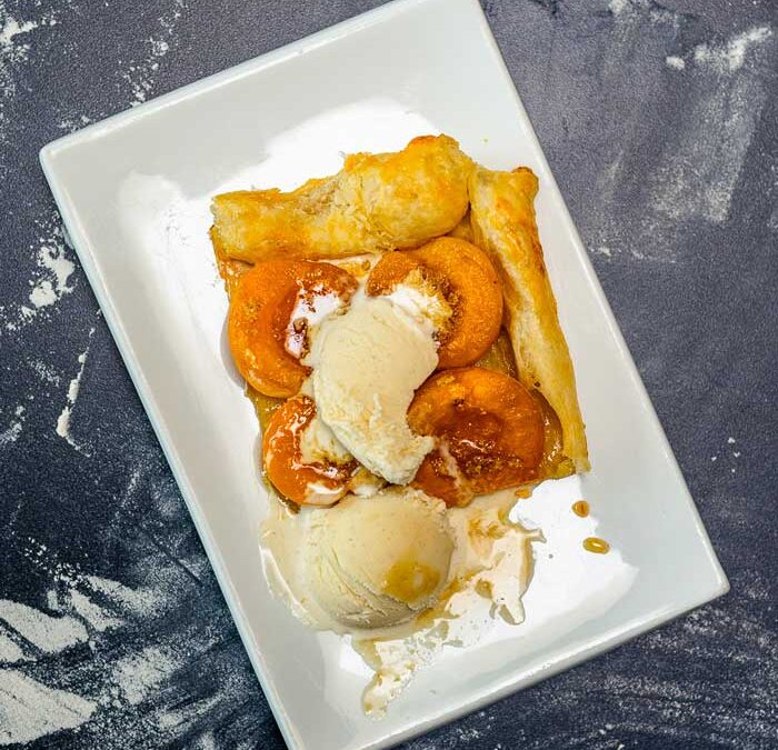 Apricots in a Puff Pastry Shell