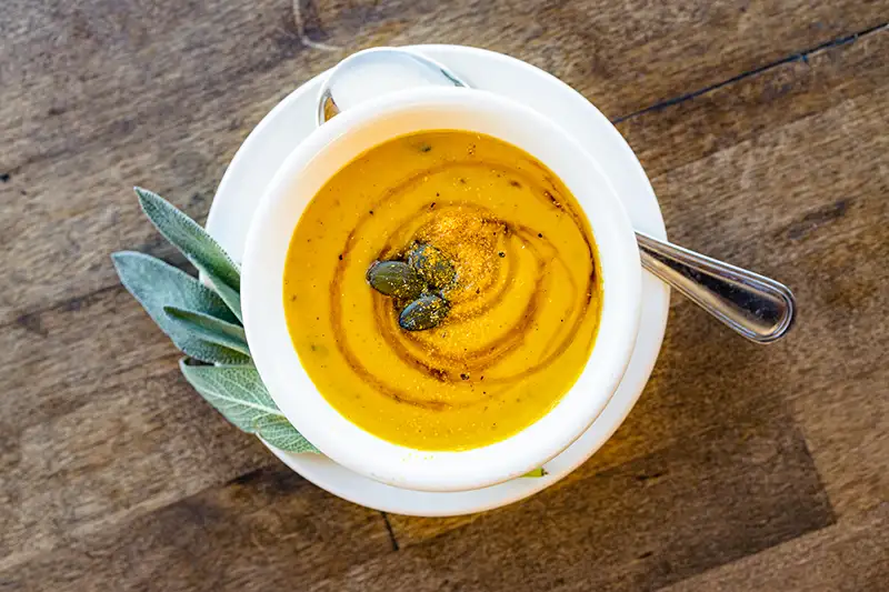 Butternut Squash Soup with Seamoss