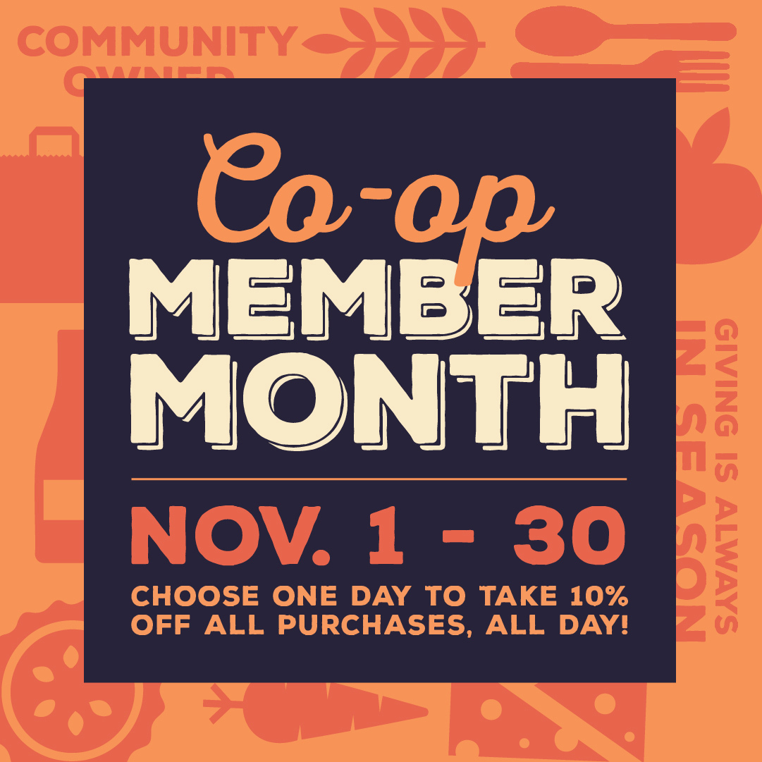 November Member Month graphic