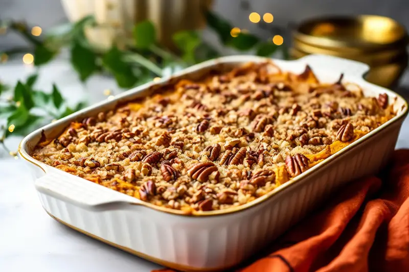 Vegan Sweet Potato Casserole