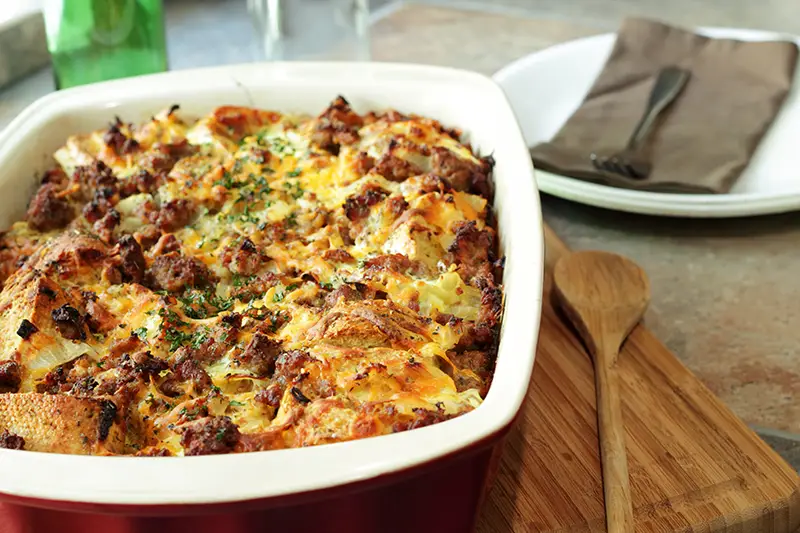 Vegan & Wheat Free Savory Bread Pudding