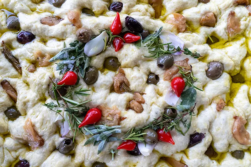 Festive No-Knead Focaccia