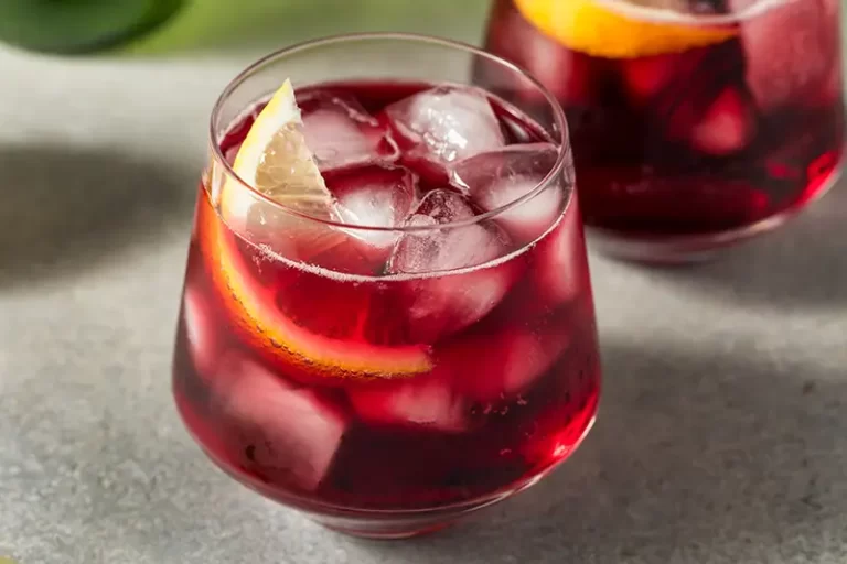 Iced Red Hibiscus Tea