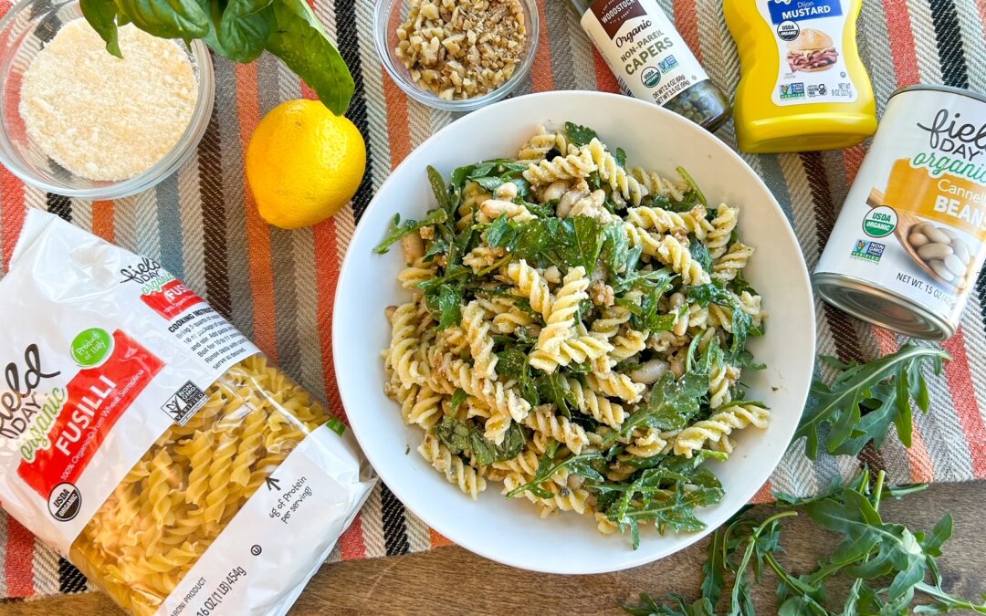 Lemon Fusilli Pasta Salad