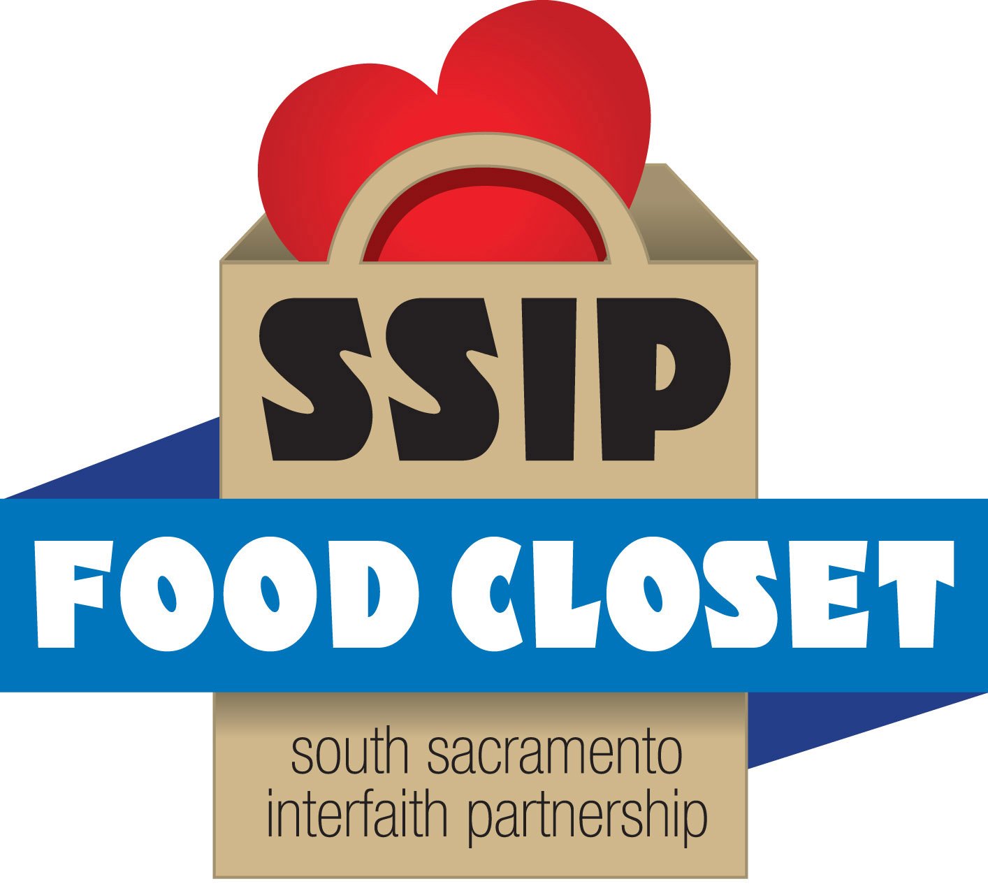 South Sacramento Interfaith (SSIP) Food Closet Logo
