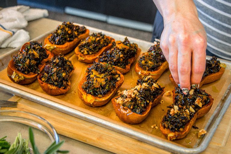 stuffed honeynut squash