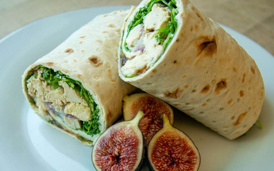 Fig & Goat Cheese Lavash Wrap